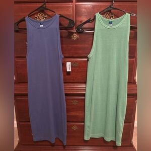 Two size S Old Navy form-fitting casual dresses